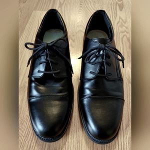 Black Leather Dress Shoes Dexter Lace up Like New Size 12